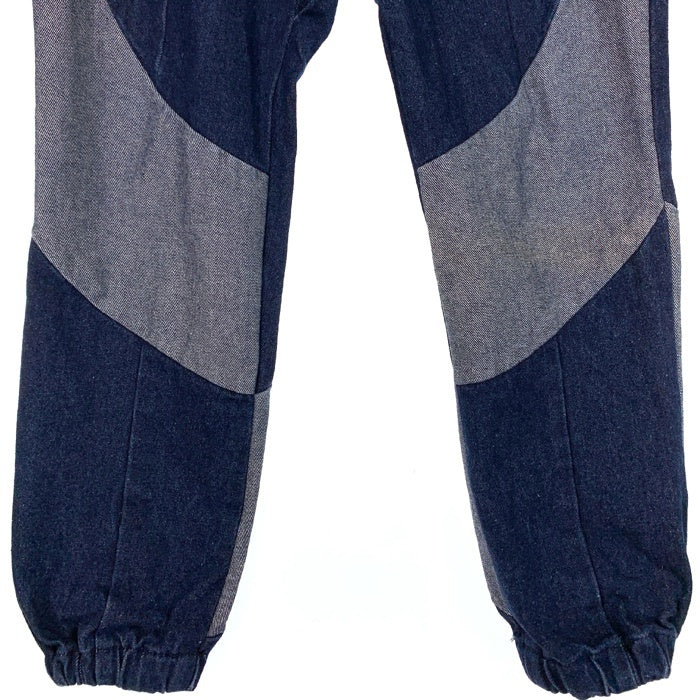 SAPEur サプール Denim Track Pants デニムトラックパンツ インディゴ グレー Size L 福生店