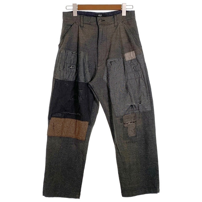 glamb グラム 20AW Repair Patch Slacks リペアパッチ スラックス グレー Size S 福生店