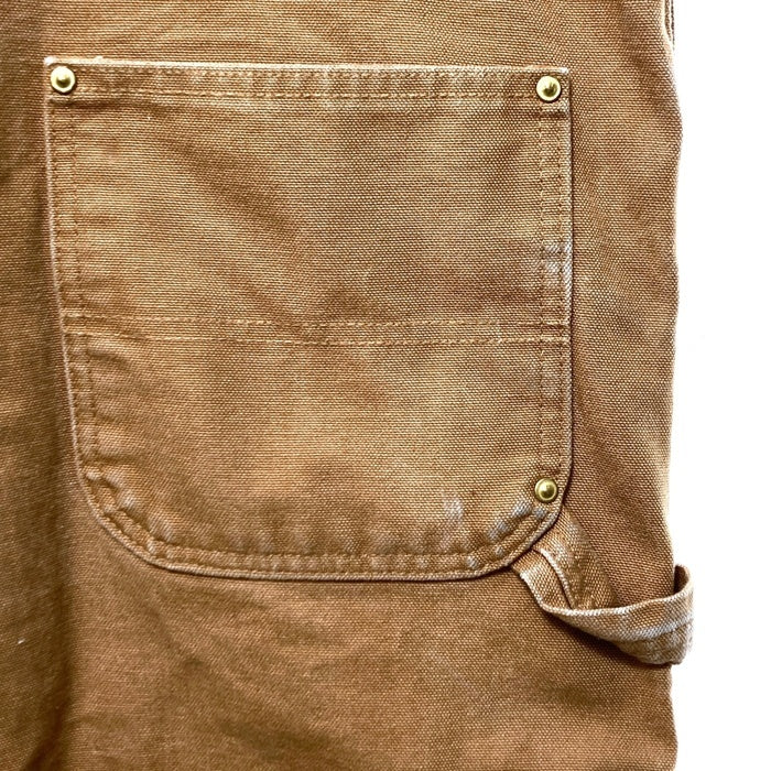 Carhartt カーハート ダック地 ダブルニーオーバーオール ブラウン R01-M Size 50×32 瑞穂店