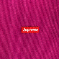 SUPREME シュプリーム Small Box Pique L/S Tee スモールボックスロゴ ピケ ロングスリーブTシャツ パープル 鹿の子 Size M 福生店