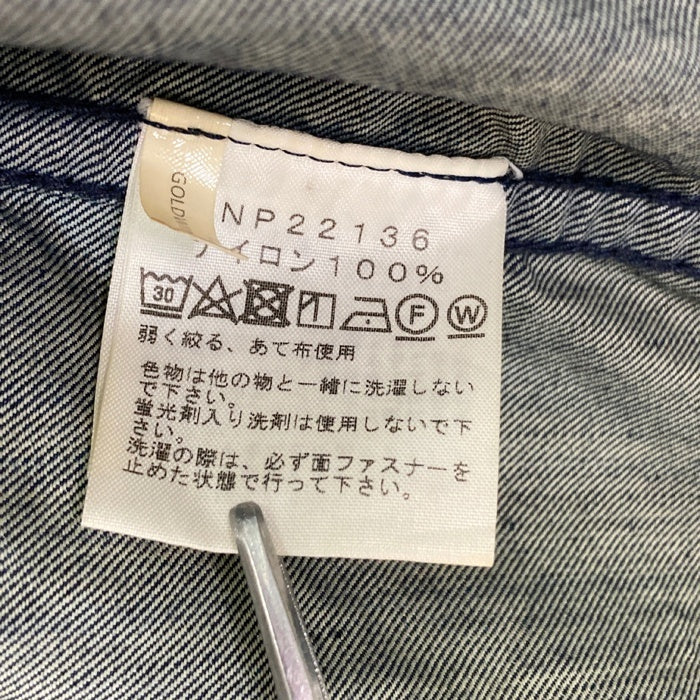 THE NORTH FACE ノースフェイス NP22136 ナイロン デニム コンパクトジャケット ネイビー sizeL 瑞穂店