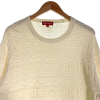 SUPREME シュプリーム Cotton Jacquard Sweater コットン ジャガード セーター ナチュラル Size S 福生店