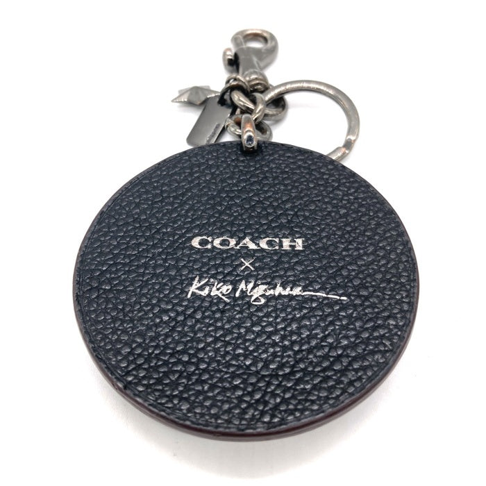 COACH コーチ Kiko Mizuhara 水原希子 レザーキーホルダー ブラック 瑞穂店