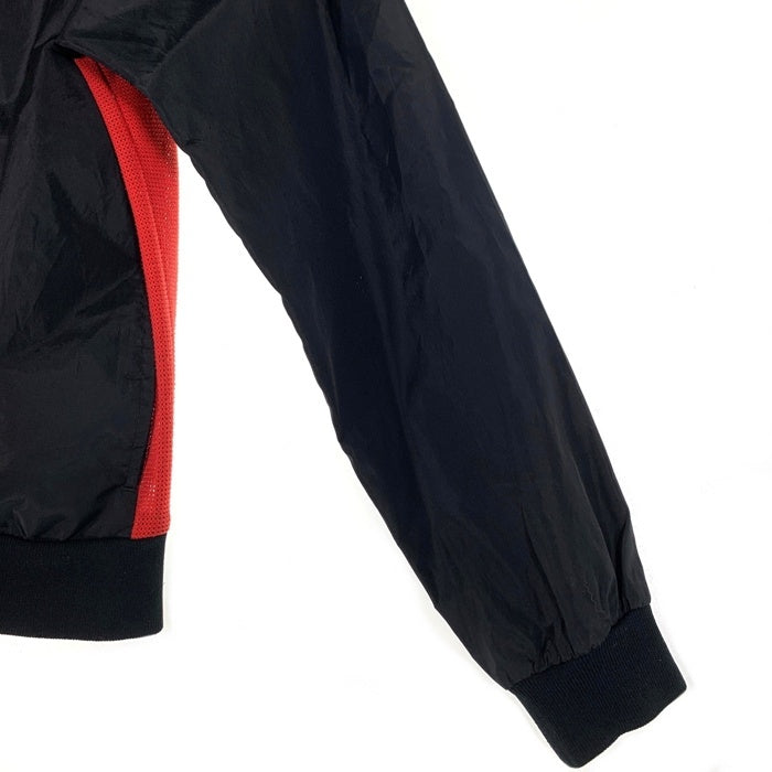 80s NIKE ナイキ AIR JORDAN エアジョーダン ナイロン ジップアップ ジャケット ブラック レッド Size M 福生店
