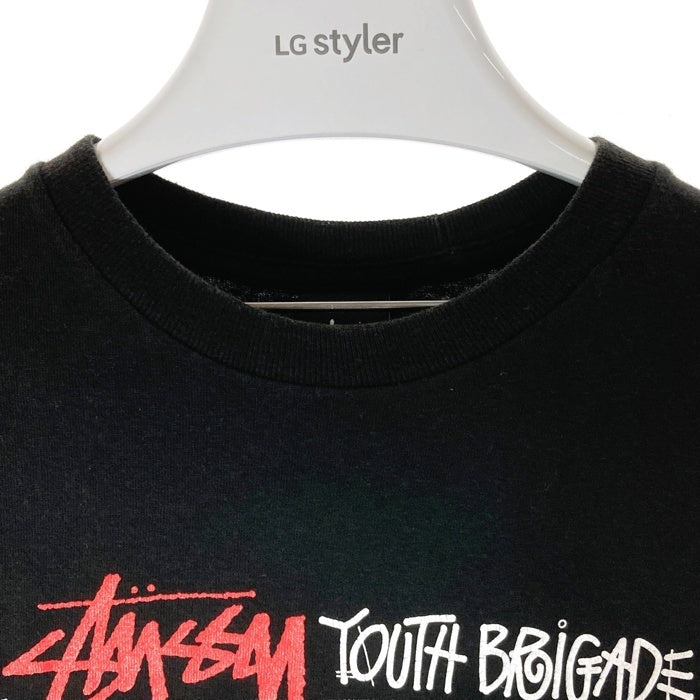 STUSSY ステューシー YOUTH BRIGADE キッズフォト Tシャツ ブラック sizeM 瑞穂店