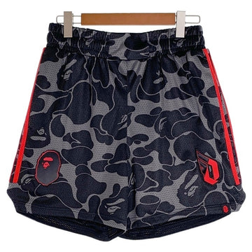 adidas アディダス BAPE ベイプ Dame 9 デイム9 メッシュショーツ ショートパンツ バスパン ブラック レッド JF1153 Size JP XL 福生店