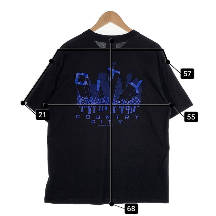 CUTY COUNTRY CITY シティーカントリーシティー プリントTシャツ ブラック CCC-235T001 Size L 福生店