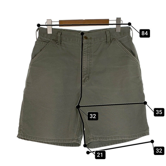 Carhartt カーハート ダック ペインターショートパンツ モスグリーン B25 Size w88cm 福生店