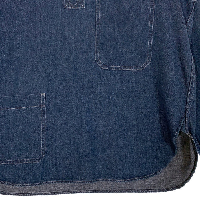 Nigel Cabourn ナイジェルケーボン プルオーバー デニムシャツ インディゴ 8020010006 Size 46 福生店