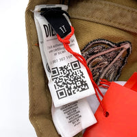 DIESEL ディーゼル C-PATCHY シーパッチー ベースボールキャップ ダメージ加工 オリーブ A24140 Size 2 福生店