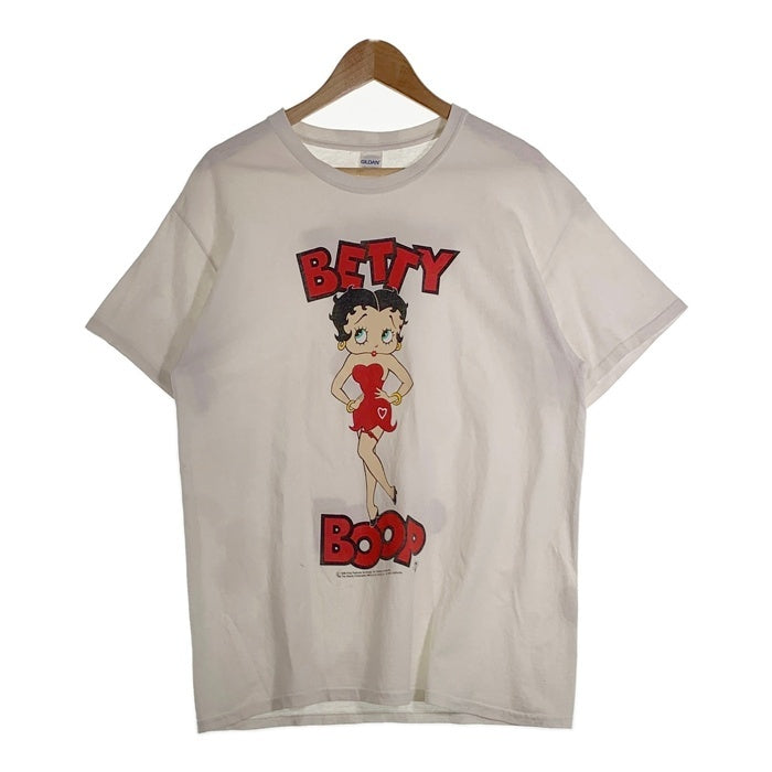 00`s BETTY BOOP ベティー・ブープ プリントTシャツ ホワイト GILDAN2枚タグ 1996コピーライト Size L 福生店