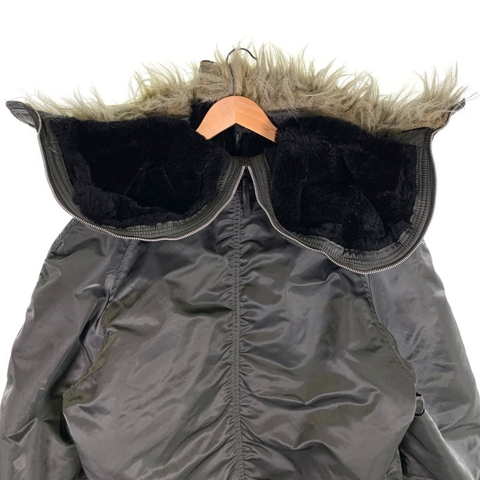 90's ALPHA INDUSTRIES アルファインダストリーズ N-2B フライトジャケット オリーブ 1615-573-8335 USA製 Size L 福生店