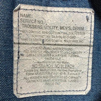 90's U.S.NAVY 米海軍 デニム セーラーパンツ フレア インディゴ 8405-01-074-4897 90年会計 Size 36R 瑞穂店