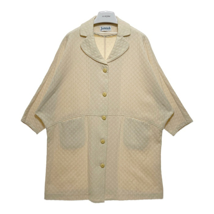 Jocomomola ホコモモラ コットン オーバーコート クリーム size40 瑞穂店
