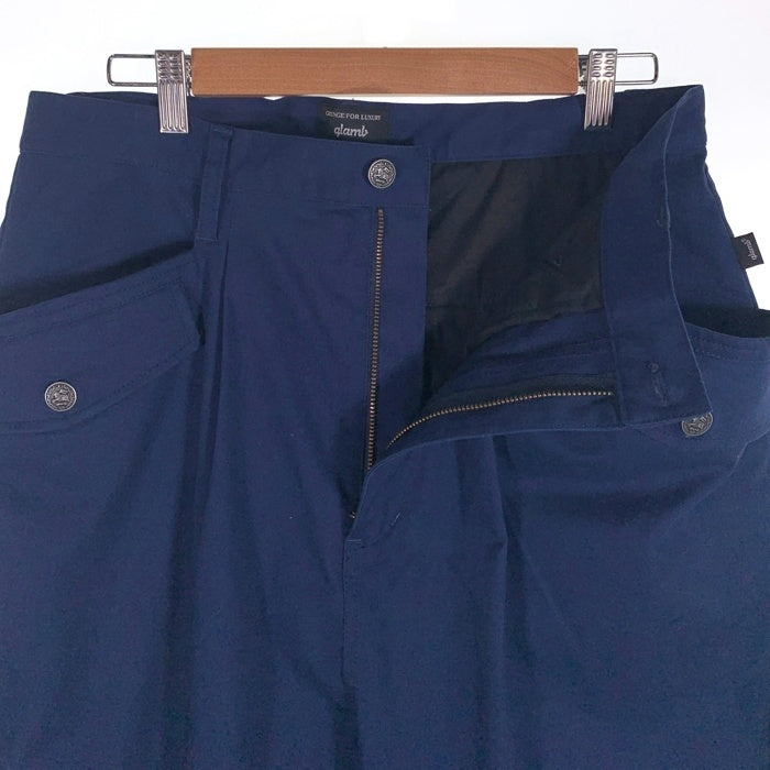 glamb グラム Bayer sarrouel pants ベイヤーサルエルパンツ ブルー GB17SP/P14 Size 3 福生店