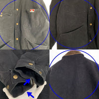 BEN DAVIS ベンデイビス ダック地 カバーオール ジャケット スナップボタン 中綿 ブラック G-1780011 Size L 福生店