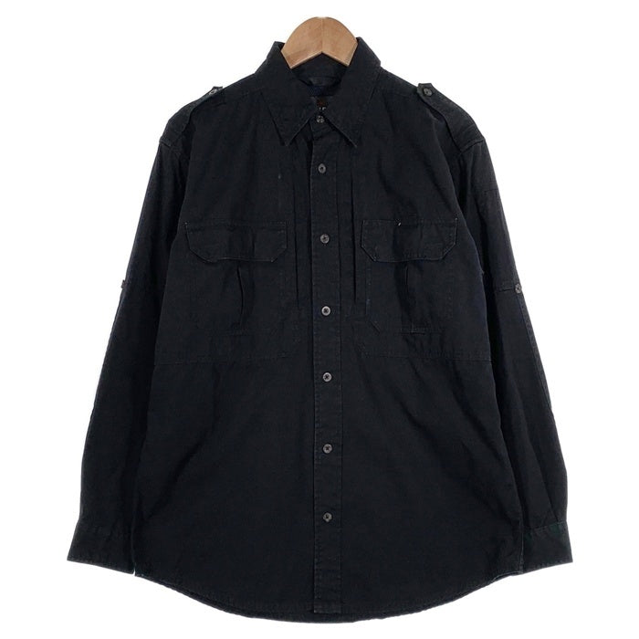 WOOLRICH ウールリッチ ELITE SERIES TACTICAL タクティカルシャツ ブラック 裏地メッシュ エポーレット Size M 福生店