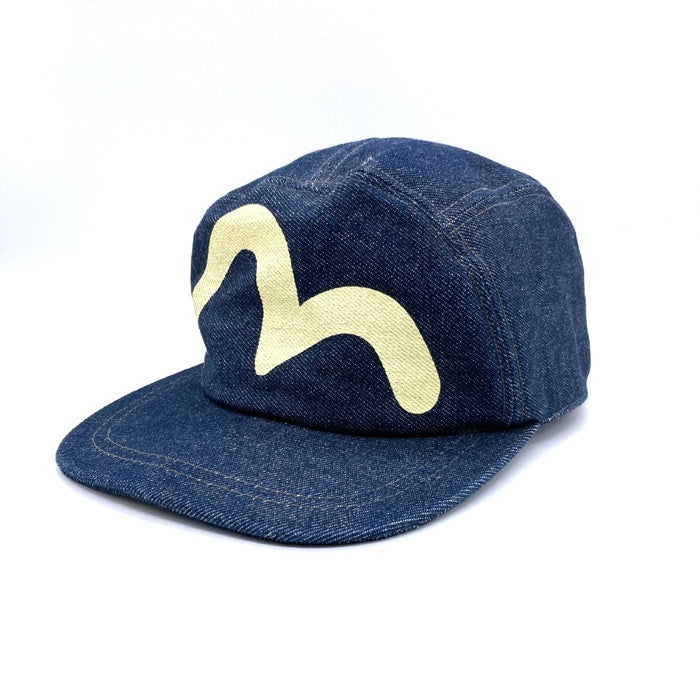 EVISU エヴィス 初期タグ カモメペイント デニム5パネルキャップ 帽子 インディゴ 瑞穂店