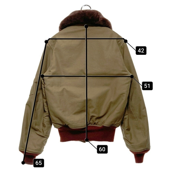 36 バズリクソンズ B-15C フライトジャケット カーキ BUZZ RICKSON'S バズリクソンズ TYPE B-15 Colvinex Civilian