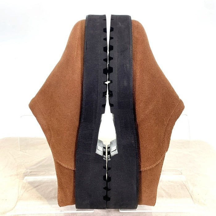 SIMPLY COMPLICATED シンプリーコンプリケイティド SUEDE LUG MULE スウェード ミュール サンダル ブラウン SIZE 8 (26.0cm) 福生店