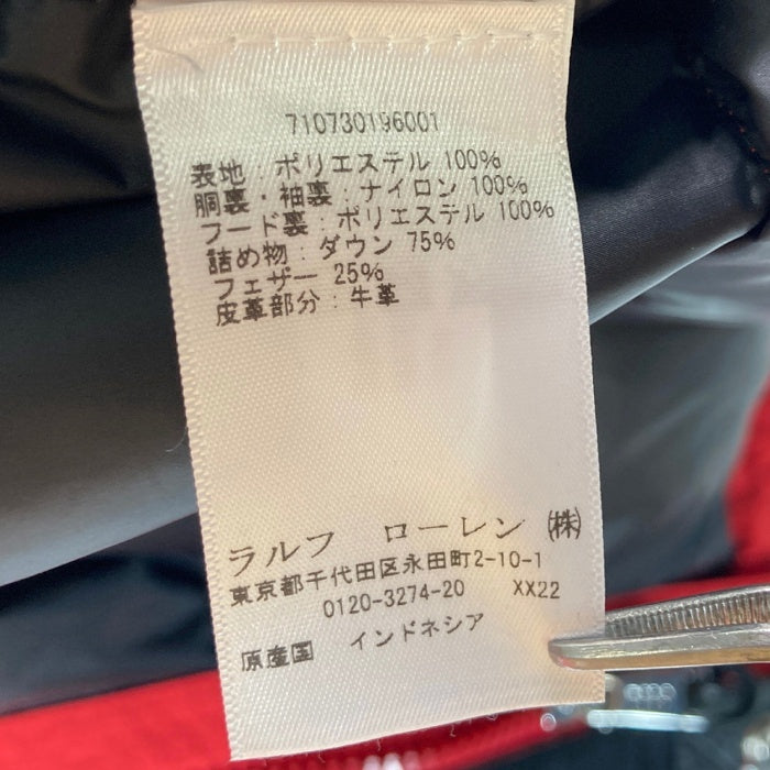 POLO RALPH LAUREN ポロ ラルフローレン 710730196001 Winter Stadium Down Jacket 1992 スタジアムコレクション ダウンジャケット レッド sizeXL 瑞穂店