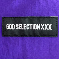 GOD SELECTION XXX ゴッドセレクショントリプルエックス HALF ZIP TRACK JACKET ハーフジップ トラックジャケット パープル GX-A24-JK-01 Size L 福生店