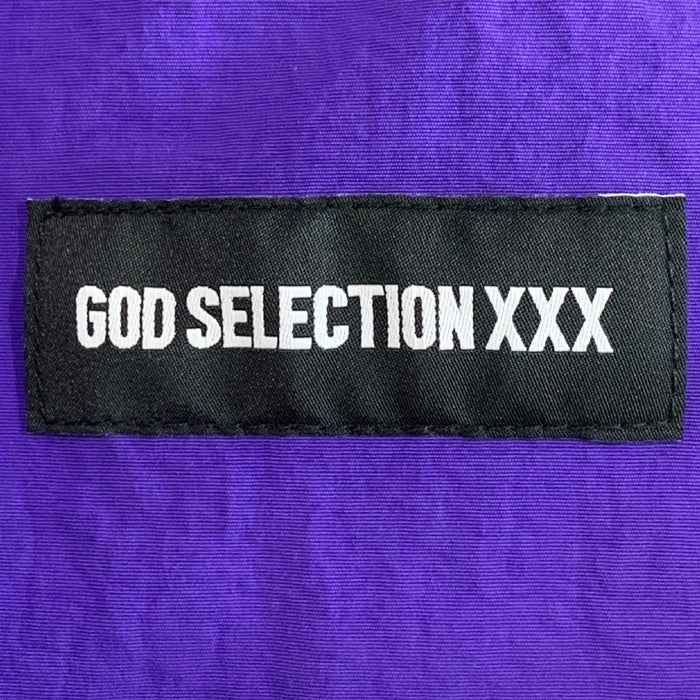 GOD SELECTION XXX ゴッドセレクショントリプルエックス HALF ZIP TRACK JACKET ハーフジップ トラックジャケット パープル GX-A24-JK-01 Size L 福生店