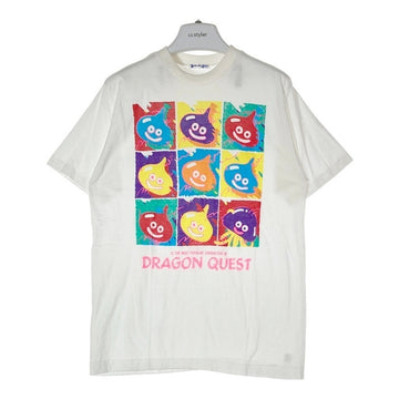 ドラゴンクエスト スライム アイロンプリント Tシャツ ホワイト sizeL 1 瑞穂店