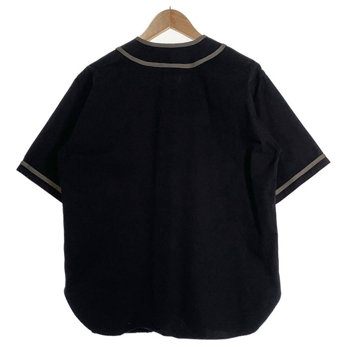 WAIPER.inc ワイパー BASEBALL SHIRT ベースボールシャツ ブラック WP1045 Size L 福生店