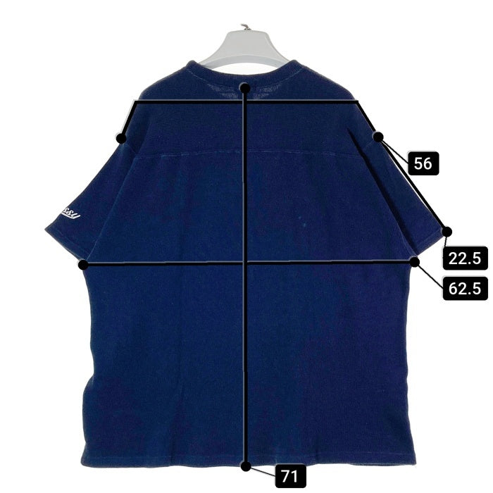 STUSSY ステューシー USA製 フットボールTシャツ サーマル ネイビー sizeL 瑞穂店