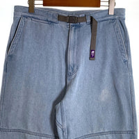 THE NORTH FACE PURPLE LABEL ノースフェイスパープルレーベル Denim Field Pants デニムフィールドパンツ ダブルニー ライトブルー NT5001N Size 34 福生店