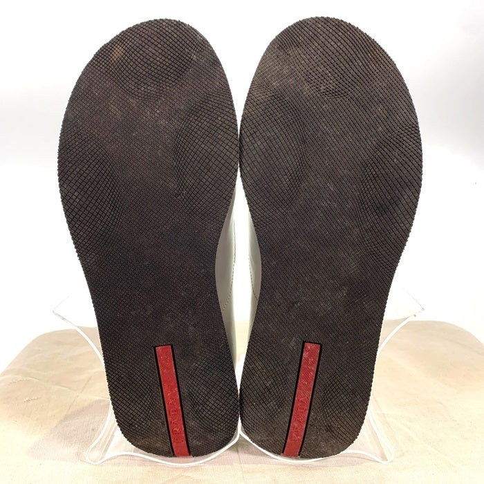 PRADA SPORT プラダスポーツ ベルクロ レザースリッポン スニーカー ホワイト 40 2351 Size 7 (25.5-26cm相当) 福生店