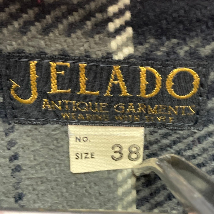 JELADO ジェラード Wool Hunting Jacket ウールハンティングジャケット フード付 チェック レッド size38 瑞穂店