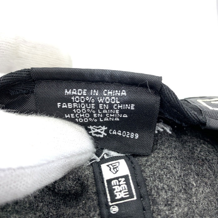 SUPREME シュプリーム 10AW Woolrich Box Logo New Era Cap ウールリッチ ボックスロゴ ニューエラキャップ チャコールグレー Size 7 1/2 (59.6cm) 福生店