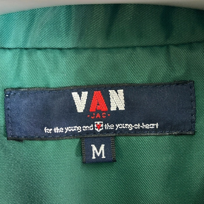 VAN ヴァン アーチロゴ コーチジャケット グリーン sizeM 瑞穂店
