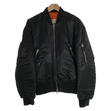 Acne Studios アクネステュディオズ 18SS MA-1 ナイロンフライトジャケット ボンバー ブラック MAKIO PSS18 22L176- Size 46 福生店
