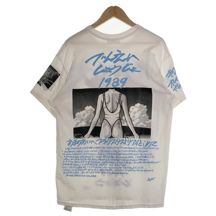 電影少女 FLAGSTUFF フラグスタフ 19SS プリントTシャツ ホワイト 19SS-FS×VG-04 Size L 福生店