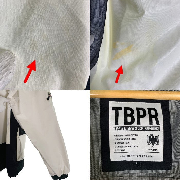 TIGHTBOOTH PRODUCTION タイトブースプロダクション Killer Bong CYBORG TACTICAL JKT サイボーグタクティカルジャケット ブラック ホワイト Size L 福生店