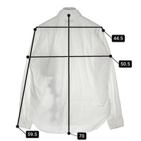 COMME des GARCONS HOMME PLUS コムデギャルソンオムプリュス パッチワークポケット フェルト型抜き 長袖シャツ ホワイト sizeXS 瑞穂店