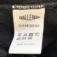 CHALLENGER チャレンジャー 22SS FIREBALL HOODIE ファイヤーボールフーディ ラグランスリーブ スウェットパーカー ブラック CLG-SW 022-002 Size XL 福生店