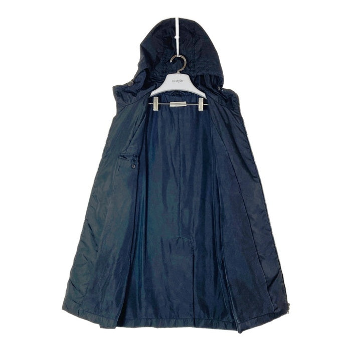 PRADA プラダ 24V3770 ナイロン フーデッド ジップアップジャケット 中綿 ブラック SizeXL 瑞穂店