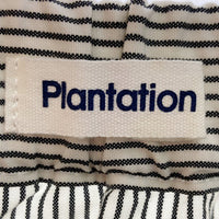 Plantation プランテーション ストライプ スカート ホワイト sizeM 瑞穂店