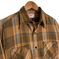 70's BIG MAC ビッグマック フランネルチェックシャツ ベージュ Size L 福生店