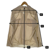 60's ARROW アロー ポリコットン オープンカラーシャツ 長袖 ベージュ USA製 Size M 福生店
