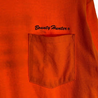 Bounty Hunter バウンティハンター Raglan Sleeve Pocket T ラグランスリーブ ポケットTシャツ 七分袖 オレンジ Size M 福生店