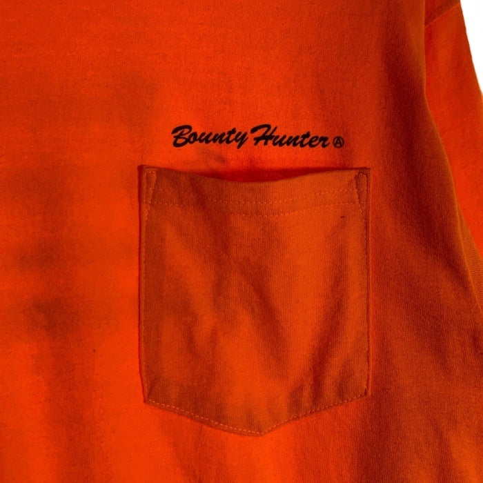 Bounty Hunter バウンティハンター Raglan Sleeve Pocket T ラグランスリーブ ポケットTシャツ 七分袖 オレンジ Size M 福生店