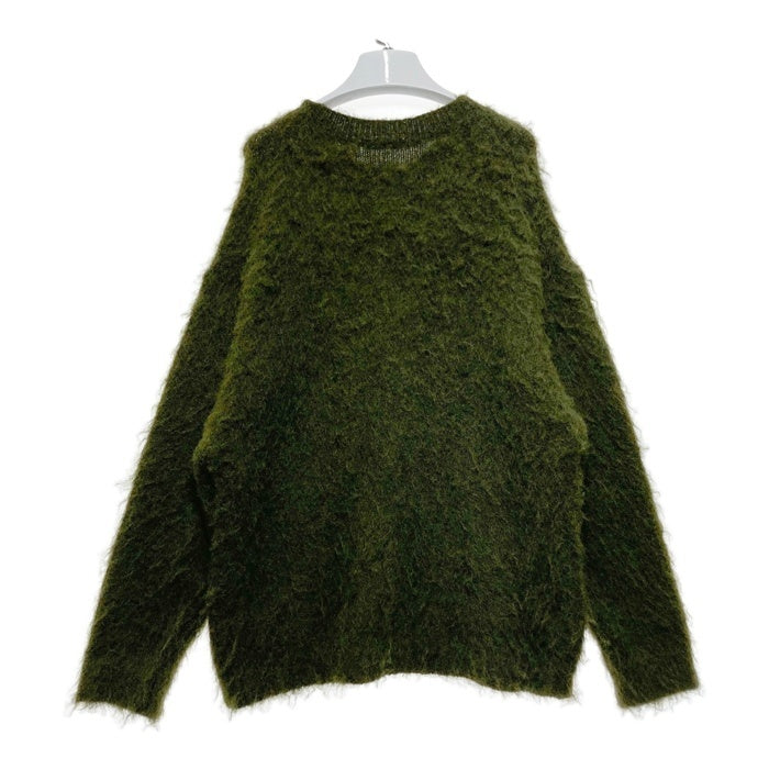 O0u オー・ゼロ・ユー Ou020144YG モヘア カーディガン カーキ sizeF 瑞穂店