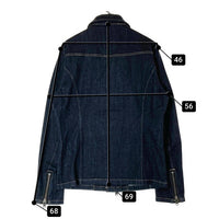 glamb グラム ストレートデニム ダブルライダースジャケット インディゴ GB15AT/RLX01 Size 4 瑞穂店