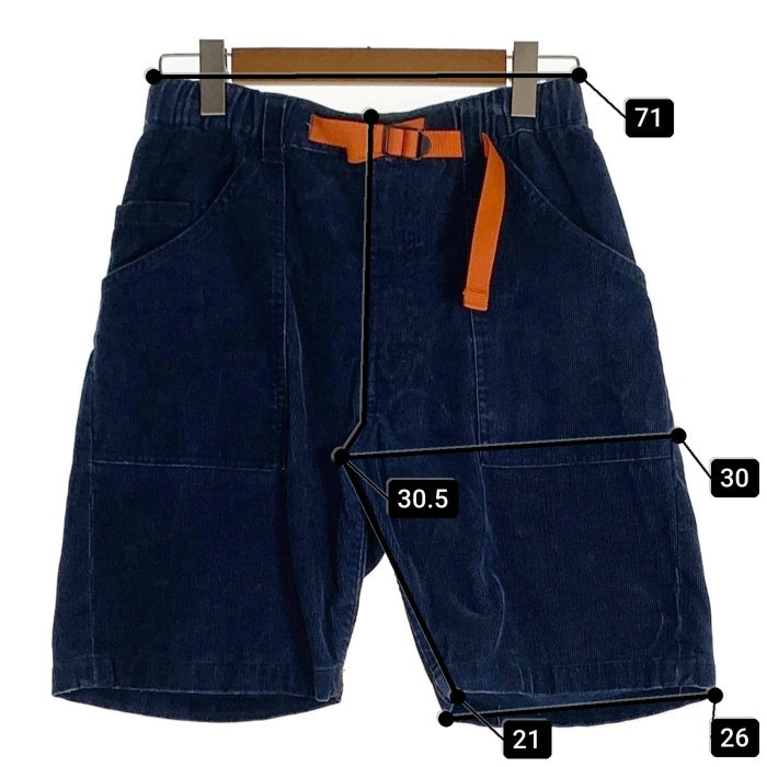 GOLD ゴールド 東洋エンタープライズ コーデュロイ ハーフパンツ ネイビー オレンジ GL51297 Size M 福生店