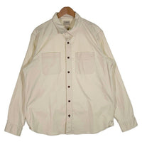 L.L.Bean エルエルビーン ツイルシャツ 生成り コットン 513080 Size M-R 福生店